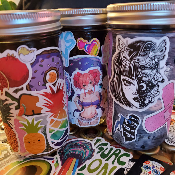 Custom Commissioned Stash Jar Made to Order and Personalized