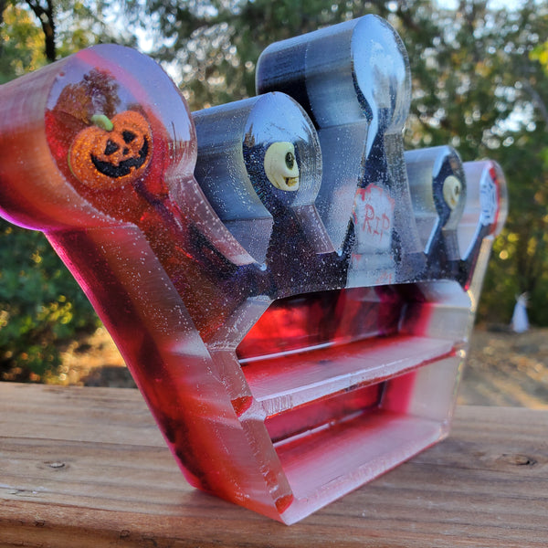 Mummies and Skulls Horror Crown Shelf