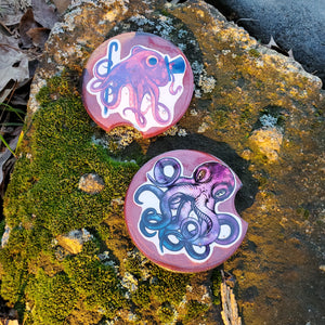 Octopus Car Coaster Set