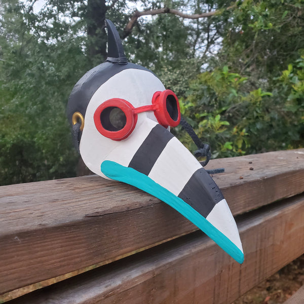 Plague Doctor Mask Small Sandworm Glow In The Dark