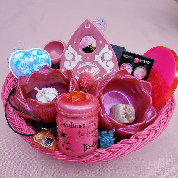 Crazy For Pink Harlot Gift Basket