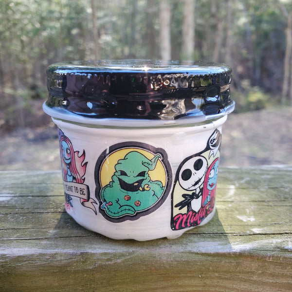 Jack and Sally Nightmare Before Christmas Stashjar Small