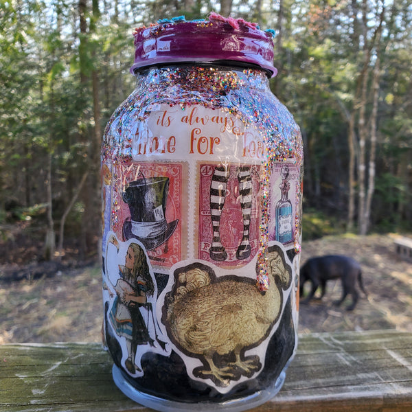 Alice in Wonderland Piggy Bank Stashjar