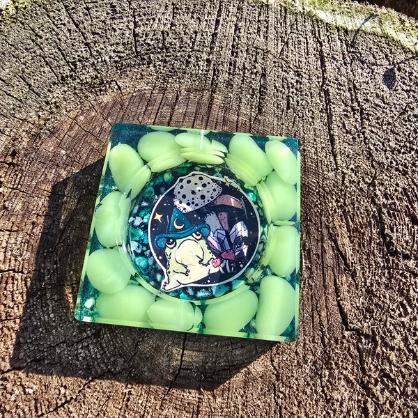 Magical Frog Glowing Stone Pond Ash Tray