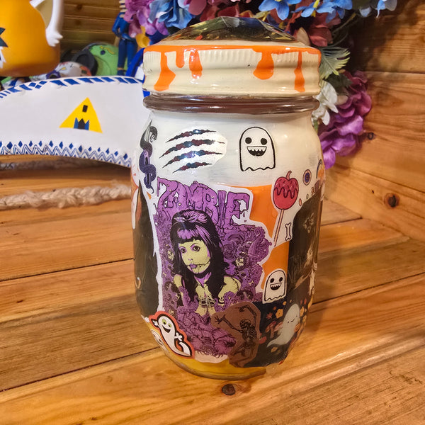 I Bleed Orange Halloween Stashjar