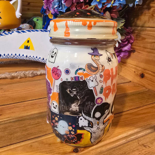 I Bleed Orange Halloween Stashjar