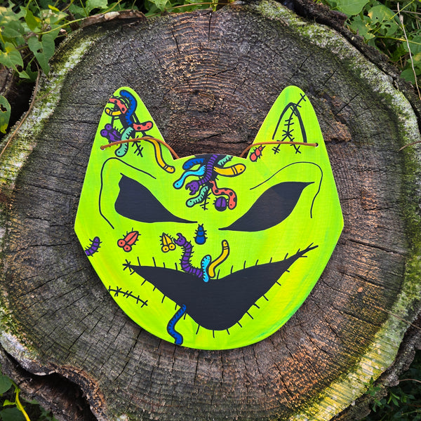 Oogie Boogie Cat Head Painting