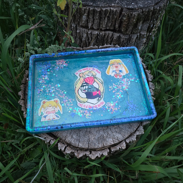 Usagi In The Name of the Moon Light-Up Large Tray