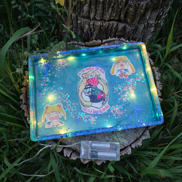 Usagi In The Name of the Moon Light-Up Large Tray