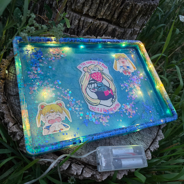 Usagi In The Name of the Moon Light-Up Large Tray