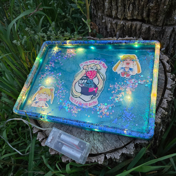 Usagi In The Name of the Moon Light-Up Large Tray