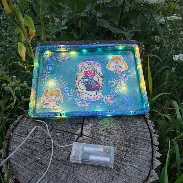 Usagi In The Name of the Moon Light-Up Large Tray