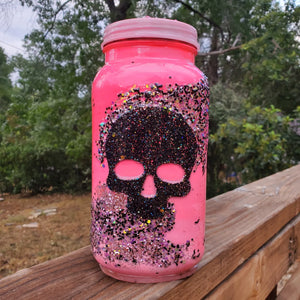 Alice is Pretty in Pink Skull Jar