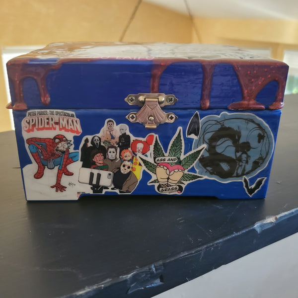 Custom Commissioned Personalized Keepsake Box Stashbox