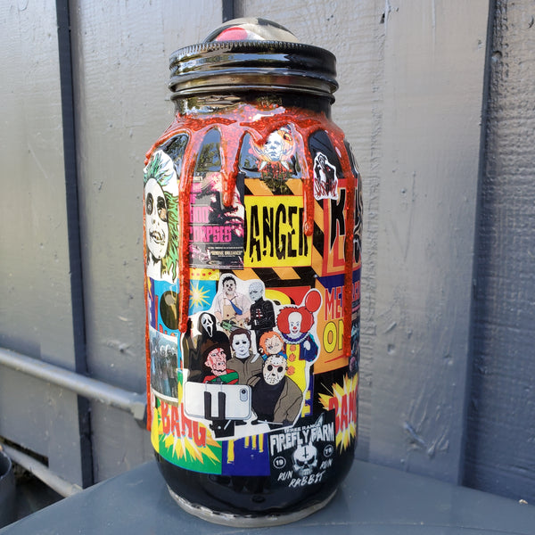 Custom Commissioned Stash Jar Made to Order and Personalized