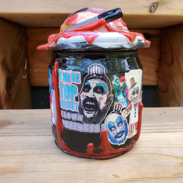 Custom Commissioned Stash Jar Made to Order and Personalized