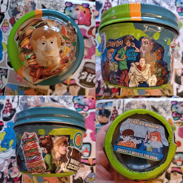 Custom Commissioned Stash Jar Made to Order and Personalized