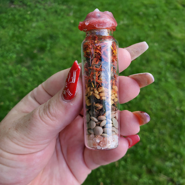 Attract Passion Intention Spell Bottle